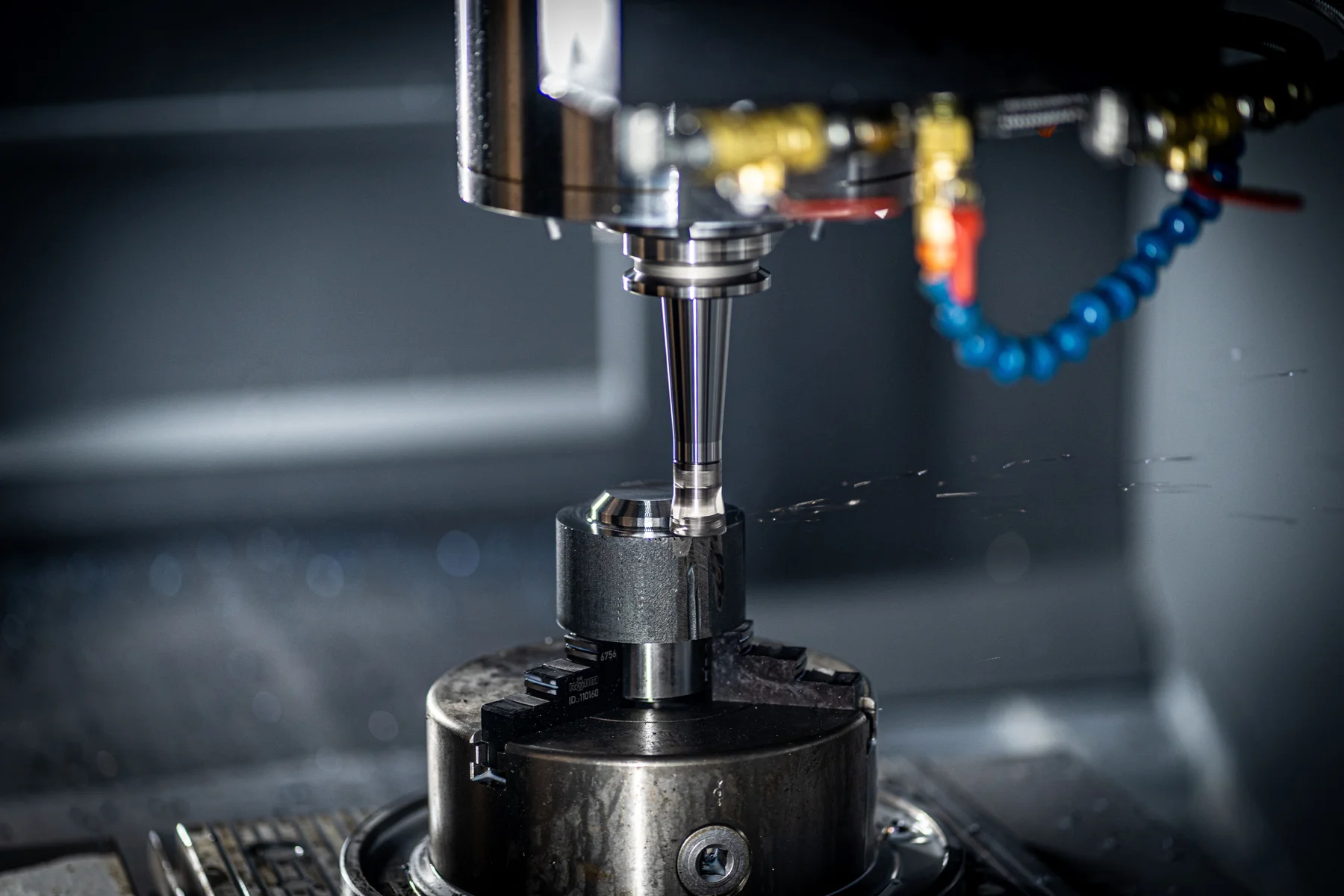Illustrative process and tooling photograph for housings & mounting plates